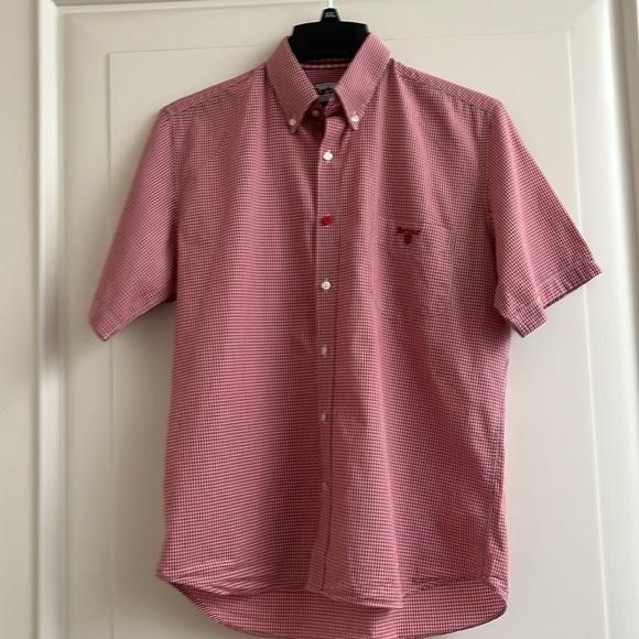 Barbour Other - Barbour plaid Mens Buttons down Shirt Short Sleeves Size S